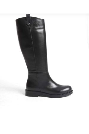 SİERRA Siyah Hakiki Deri Kadın Çizme