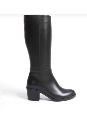 CAROL Siyah Hakiki Deri Kadın Çizme
